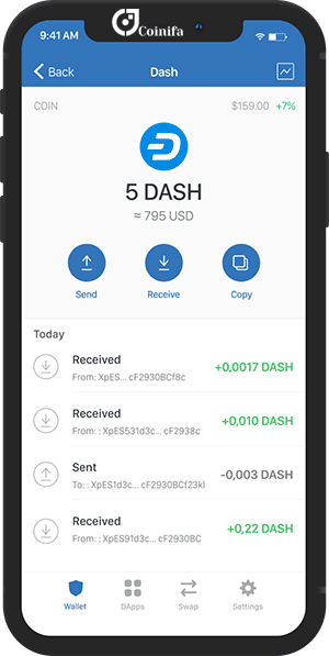 کیف پول ارز دش